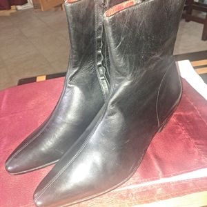 Beatwear Mark Astbury Black Beatle Boots Eu 46 1/2 US 11.5/12 Liverpool!